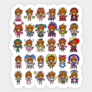 CARD CAPTOR WARDROBE Sticker